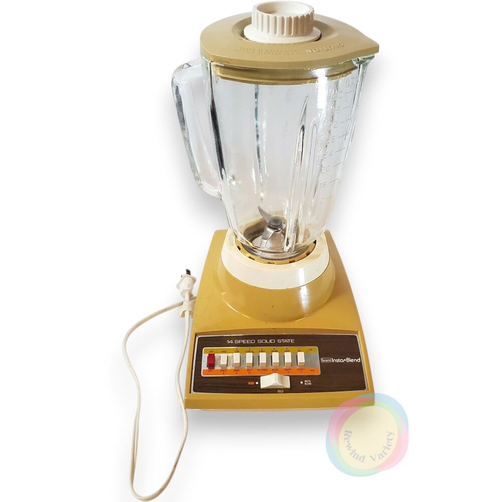 Sears Insta-Blend 14 Speed Blender Harvest Gold